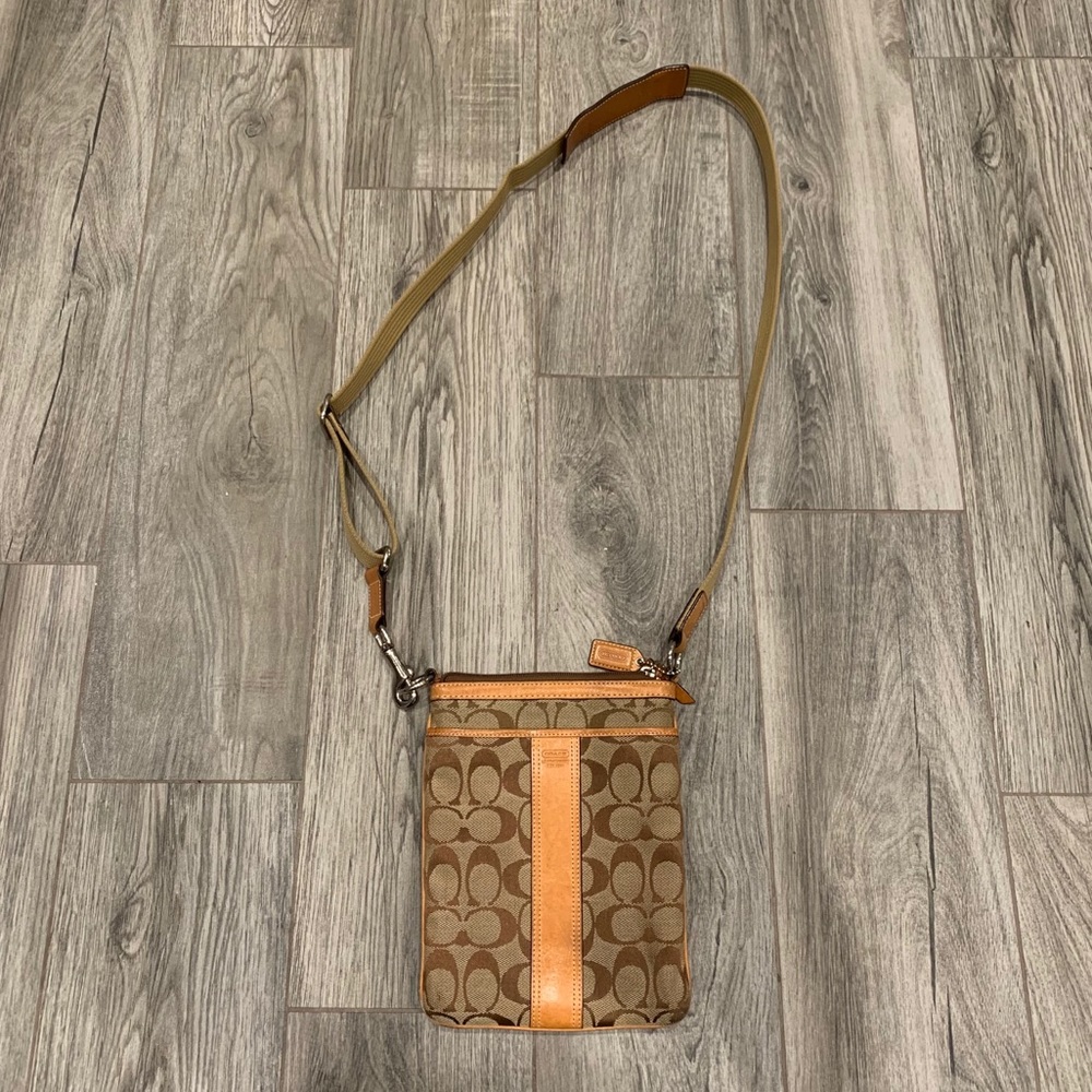 Coach Crossbody Monogram “C” Bag - Authentic